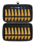 Music Nomad MN676 16-Piece Diamond Coated Nut File Complete Shop Set Front View